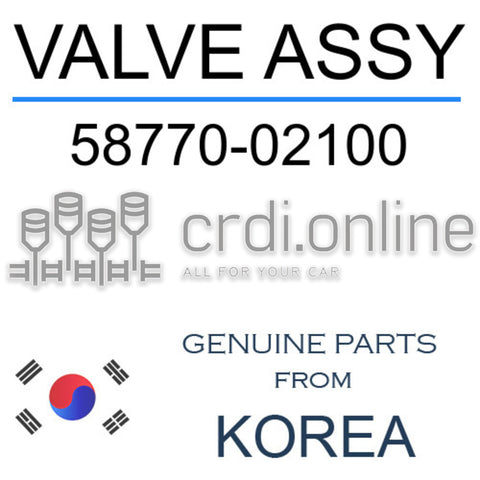 VALVE ASSY 58770-02100 5877002100 58770 02100