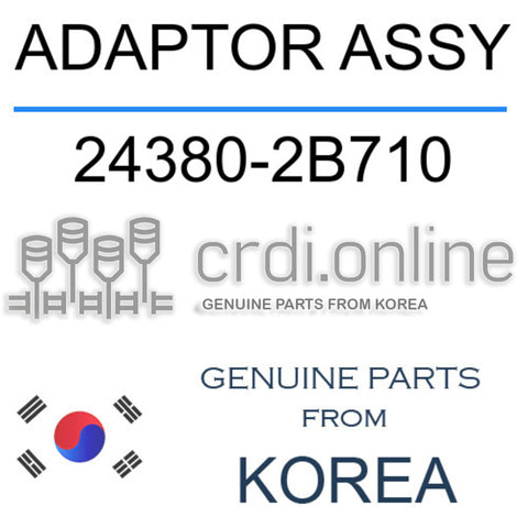 ADAPTOR ASSY [ORIGINAL] 24380-2B710 243802B710 24380 2B710