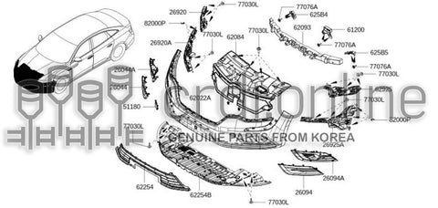 ENERGY ABSORBER-FRONT BUMPER 62090-8448R 620908448R 62090 8448R