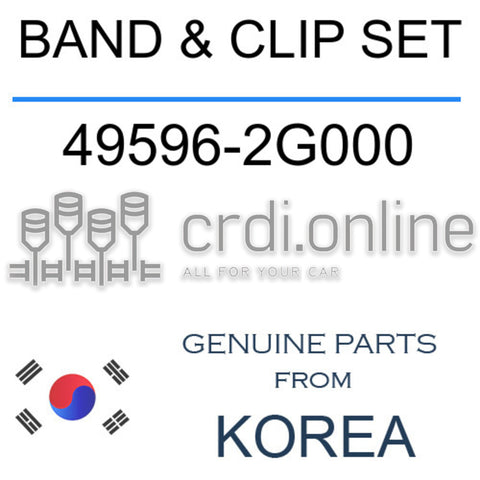 BAND & CLIP SET 49596-2G000 495962G000 49596 2G000