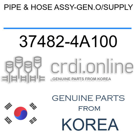PIPE & HOSE ASSY-GEN.O/SUPPLY [ORIGINAL] 37482-4A100 374824A100 37482 4A100