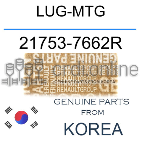LUG-MTG [ORIGINAL] 21753-7662R 217537662R 21753 7662R
