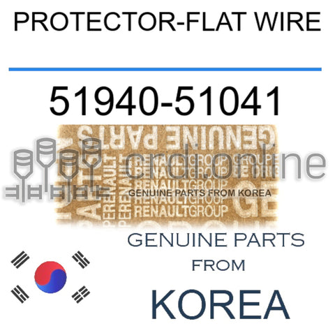 PROTECTOR-FLAT WIRE [ORIGINAL] 51940-51041 5194051041 51940 51041