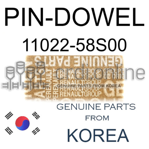 PIN-DOWEL [ORIGINAL] 11022-58S00 1102258S00 11022 58S00