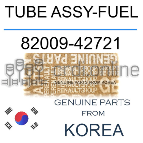 TUBE ASSY-FUEL [ORIGINAL] 82009-42721 8200942721 82009 42721