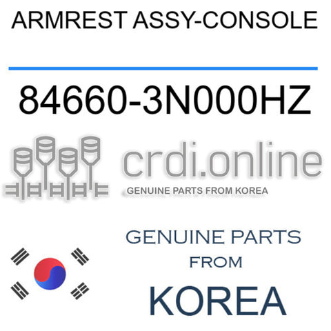 ARMREST ASSY-CONSOLE 84660-3N000HZ 846603N000HZ 84660 3N000HZ