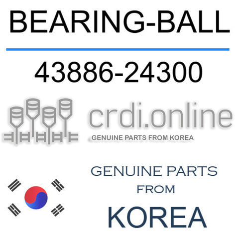 BEARING-BALL 43886-24300 4388624300 43886 24300