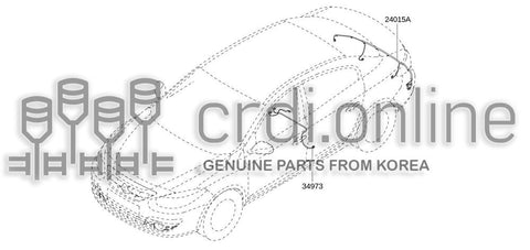 HARNESS-REAR BUMPER 24015-7321R 240157321R 24015 7321R