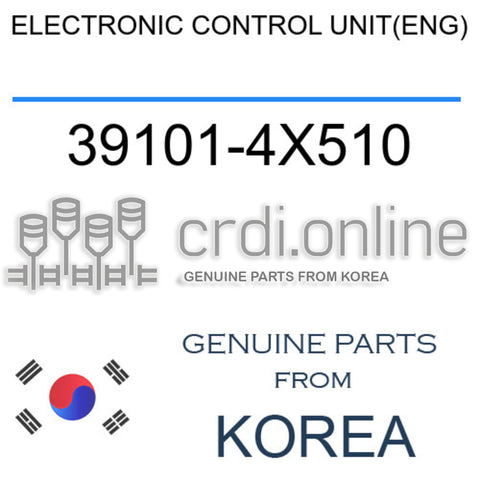 ELECTRONIC CONTROL UNIT(ENG) [ORIGINAL] 39101-4X510 391014X510 39101 4X510
