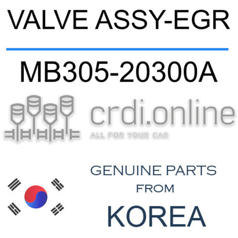 VALVE ASSY-EGR MB305-20300A MB30520300A MB305 20300A