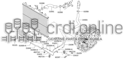 TUBE ASSY-OIL COOLER 21623-JY80A 21623JY80A 21623 JY80A