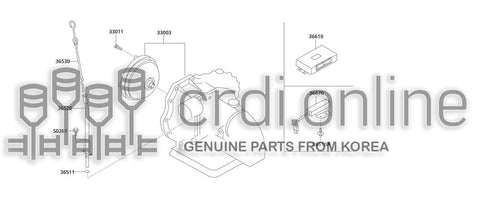 GAUGE ASSY-OIL LEVEL [ORIGINAL] 36530-51012 3653051012 36530 51012