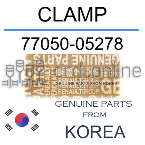 CLAMP [ORIGINAL] 77050-05278 7705005278 77050 05278