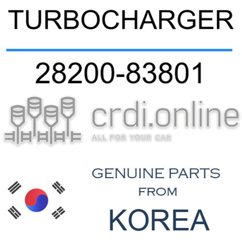 TURBOCHARGER 28200-83801 2820083801 28200 83801