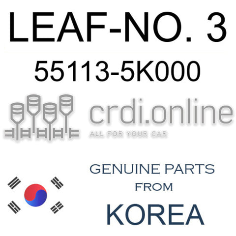 LEAF-NO. 3 [ORIGINAL] 55113-5K000 551135K000 55113 5K000