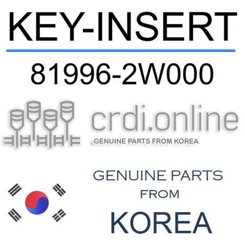 KEY-INSERT 81996-2W000 819962W000 81996 2W000