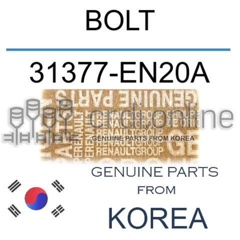 BOLT [ORIGINAL] 31377-EN20A 31377EN20A 31377 EN20A
