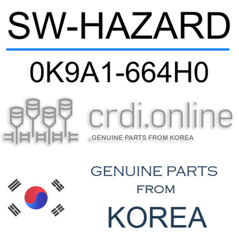 SW-HAZARD [ORIGINAL] 0K9A1-664H0 0K9A1664H0 0K9A1 664H0