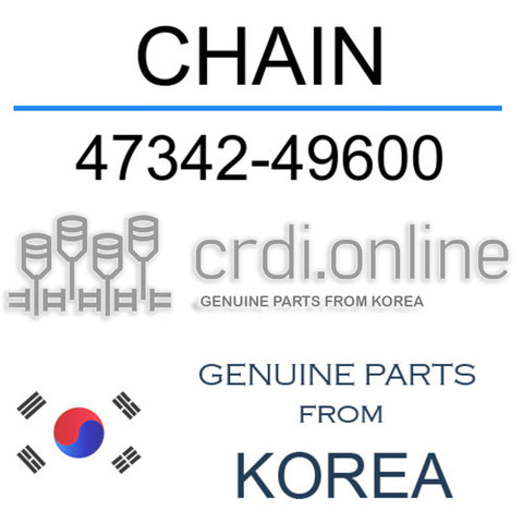 [ORIGINAL] CHAIN 47342-49600 4734249600 47342 49600