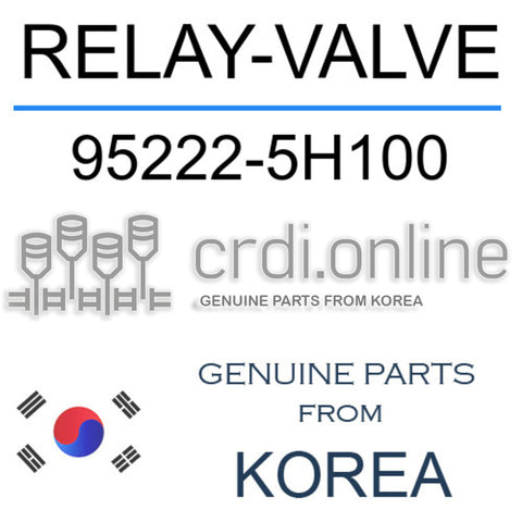 RELAY-VALVE [ORIGINAL] 95222-5H100 952225H100 95222 5H100