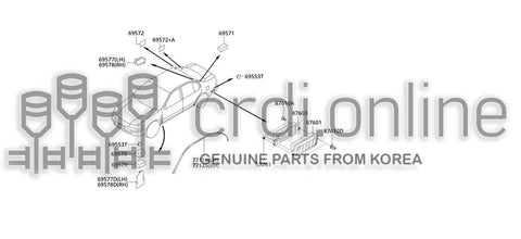 DRAFTER ASSY-AIRLH 87601-51000 8760151000 87601 51000