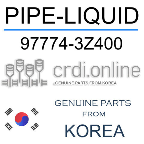 PIPE-LIQUID [ORIGINAL] 97774-3Z400 977743Z400 97774 3Z400