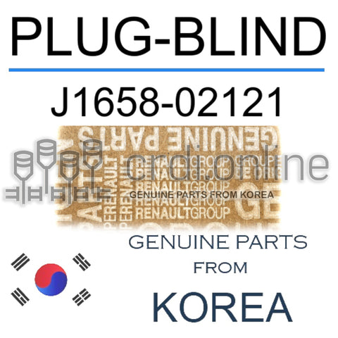 PLUG-BLIND [ORIGINAL] J1658-02121 J165802121 J1658 02121