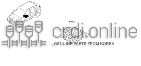 PAD&TRIM-FRONT SEAT CUSHIONLH 87350-6531R 873506531R 87350 6531R