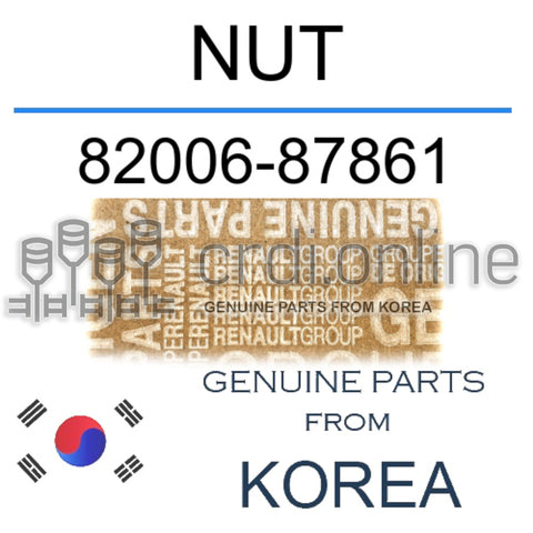 NUT [ORIGINAL] 82006-87861 8200687861 82006 87861