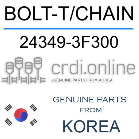 BOLT-T/CHAIN 24349-3F300 243493F300 24349 3F300