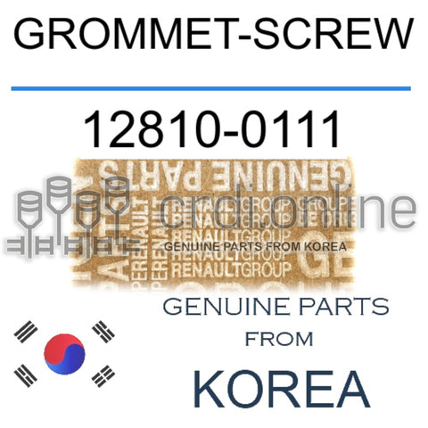 GROMMET-SCREW [ORIGINAL] 12810-0111 128100111 12810 0111