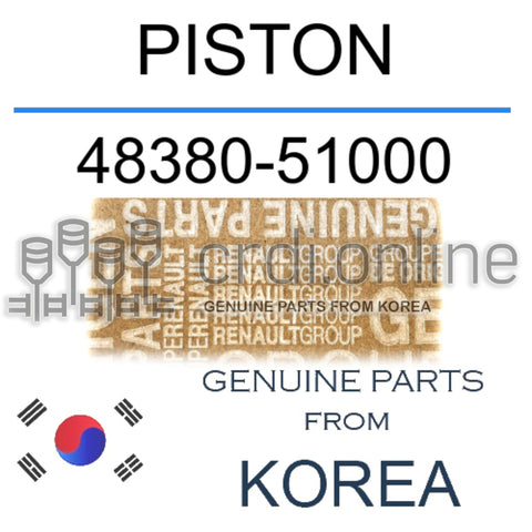 PISTON [ORIGINAL] 48380-51000 4838051000 48380 51000