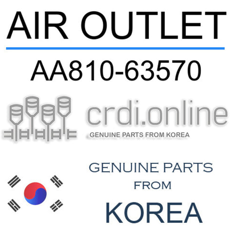 AIR OUTLET AA810-63570 AA81063570 AA810 63570