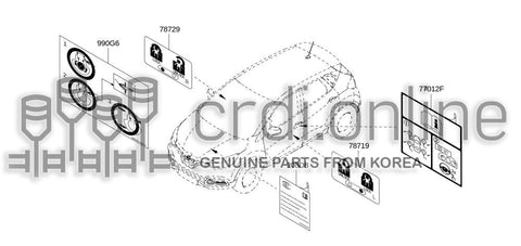 LABEL-TIRE PRESS 990F6-5246R 990F65246R 990F6 5246R