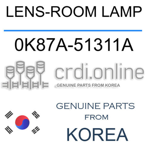 LENS-ROOM LAMP [ORIGINAL] 0K87A-51311A 0K87A51311A 0K87A 51311A