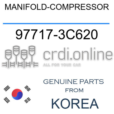 MANIFOLD-COMPRESSOR [ORIGINAL] 97717-3C620 977173C620 97717 3C620