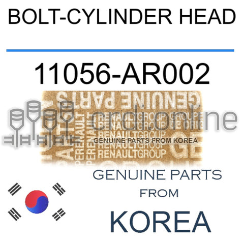 BOLT-CYLINDER HEAD [ORIGINAL] 11056-AR002 11056AR002 11056 AR002