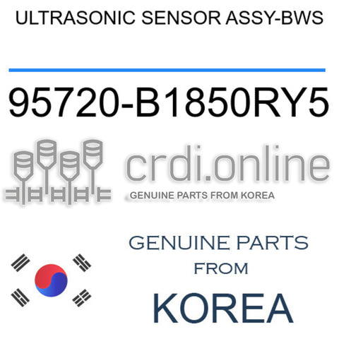 ULTRASONIC SENSOR ASSY-BWS [ORIGINAL] 95720-B1850RY5 95720B1850RY5 95720 B1850RY5