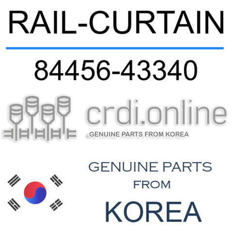 RAIL-CURTAIN 84456-43340 8445643340 84456 43340