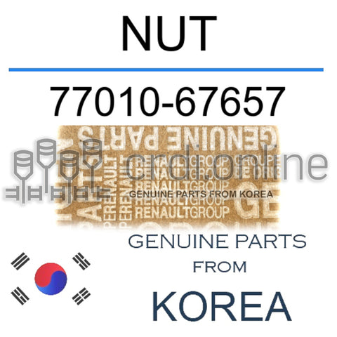 NUT [ORIGINAL] 77010-67657 7701067657 77010 67657