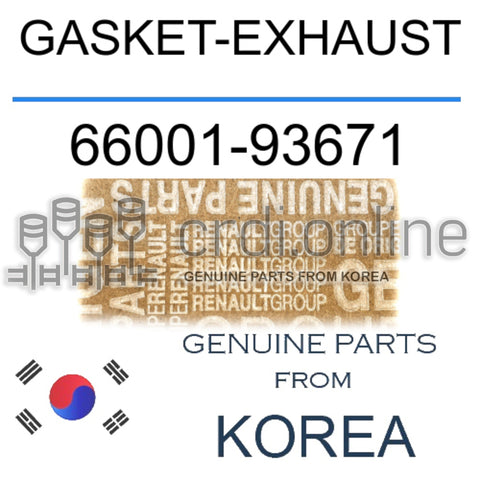 GASKET-EXHAUST [ORIGINAL] 66001-93671 6600193671 66001 93671