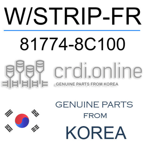 W/STRIP-FR 81774-8C100 817748C100 81774 8C100