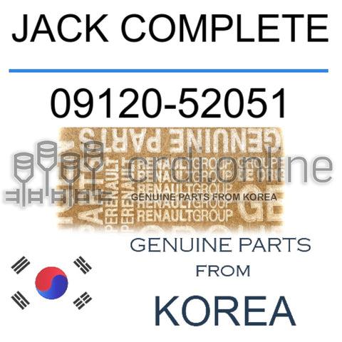 JACK COMPLETE [ORIGINAL] 09120-52051 0912052051 09120 52051