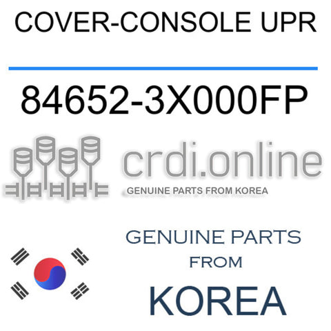 COVER-CONSOLE UPR [ORIGINAL] 84652-3X000FP 846523X000FP 84652 3X000FP