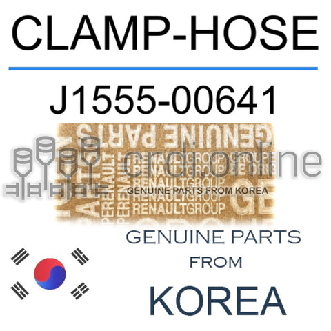 CLAMP-HOSE [ORIGINAL] J1555-00641 J155500641 J1555 00641