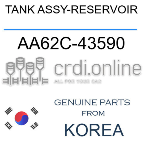 TANK ASSY-RESERVOIR AA62C-43590 AA62C43590 AA62C 43590