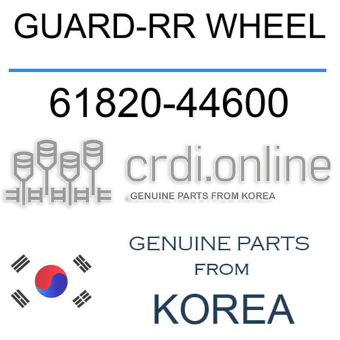 GUARD-RR WHEEL [ORIGINAL] 61820-44600 6182044600 61820 44600