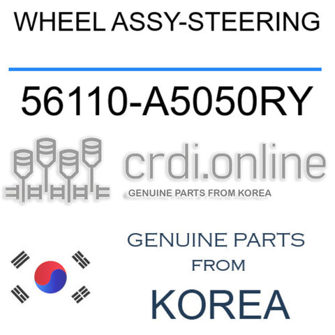 WHEEL ASSY-STEERING [ORIGINAL] 56110-A5050RY 56110A5050RY 56110 A5050RY