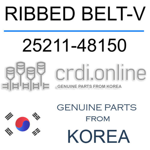 RIBBED BELT-V [ORIGINAL] 25211-48150 2521148150 25211 48150