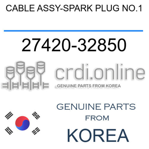 CABLE ASSY-SPARK PLUG NO.1 27420-32850 2742032850 27420 32850